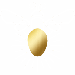 firefly logo small white and gold